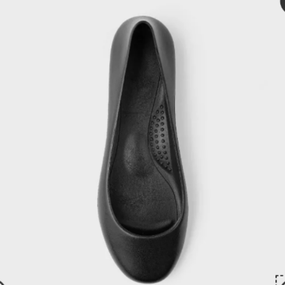 Okabashi Black Women's Classic Ballet Flat